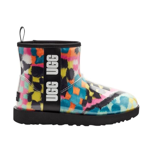 UGG Shoes - New! UGG Women's Classic Clear Mini Multi-Color Checkerboard Boots - Size 7